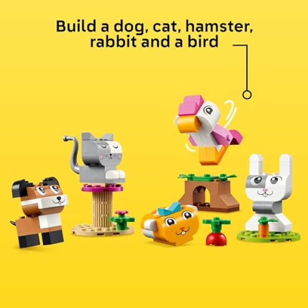 LEGO Classic Creative Pets Animal Toys with Bricks 11034 - Image 3