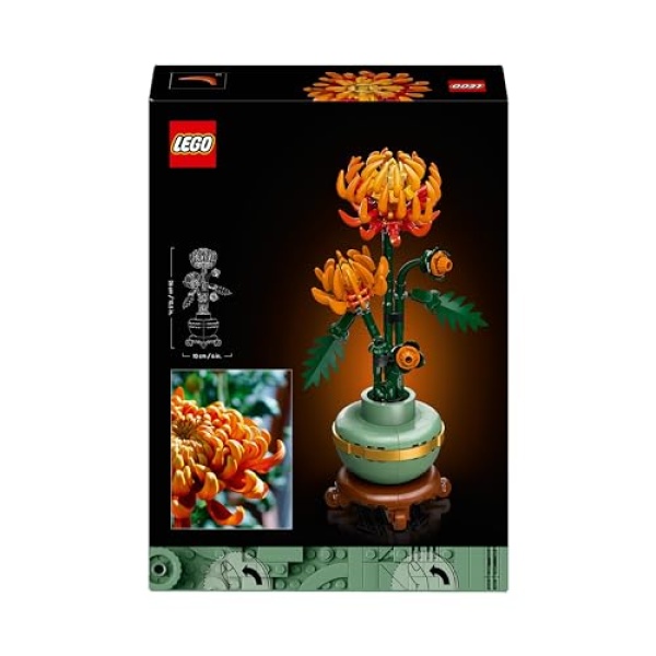 LEGO Icons Chrysanthemum Faux Flower Set for Adults 10368 - Image 8