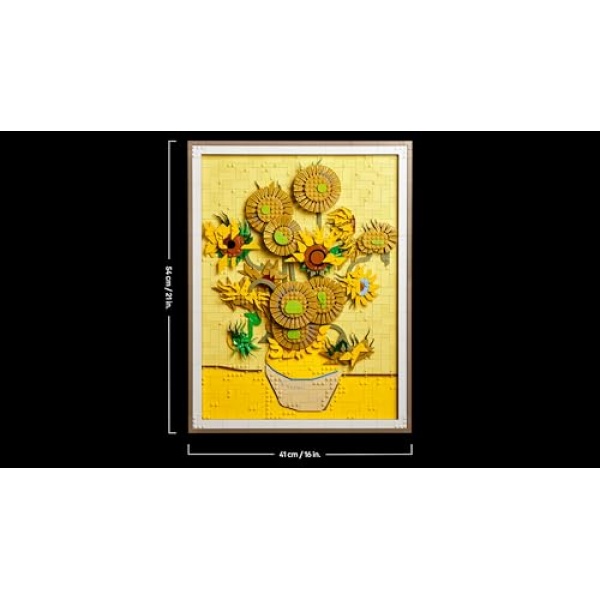 LEGO ART Vincent van Gogh - Sunflowers Building Set 31215 - Image 6