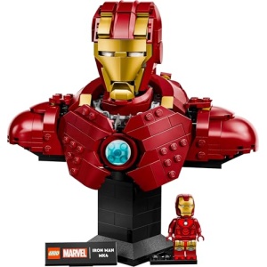 LEGO Marvel Iron Man MK4 Bust Building Set for Adults 76327