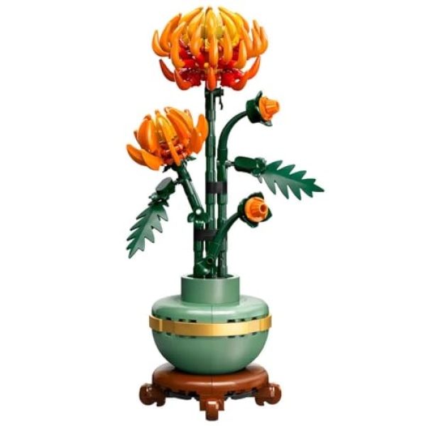 LEGO Icons Chrysanthemum Faux Flower Set for Adults 10368 - Image 3