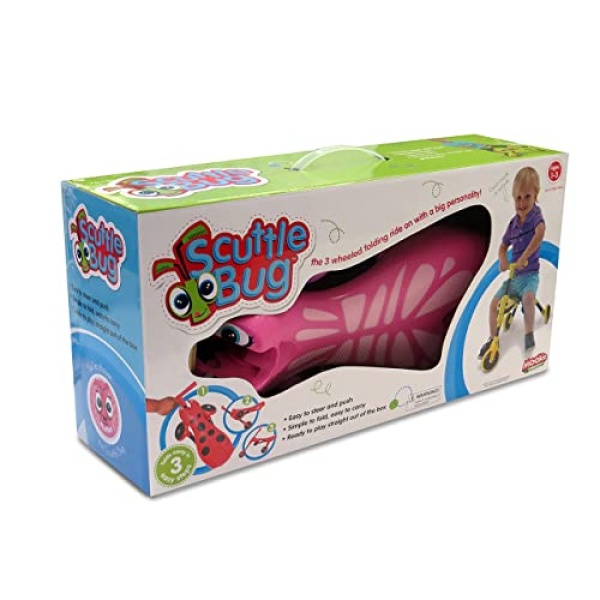 Scuttlebug Butterfly Ride On - Pink and Purple - Image 6