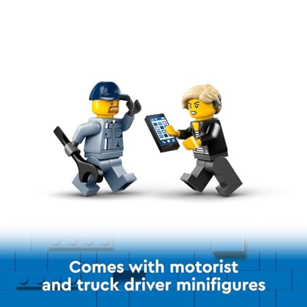 LEGO City Tow Truck and Sports Car Repair Toy Set 60435 - Image 3