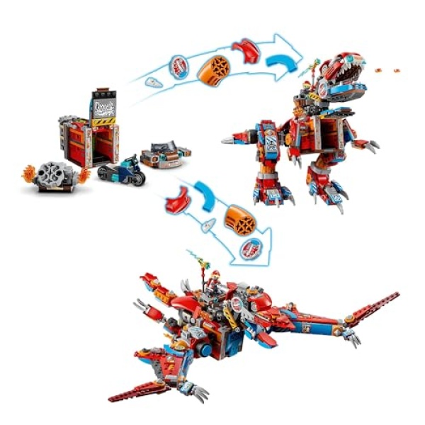 LEGO DREAMZzz Cooper's Robot Dinosaur C-Rex Toy Set 71484 - Image 3
