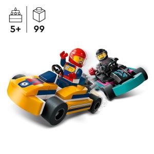 LEGO City Go-Karts and Race Drivers Vehicle Toys Set 60400