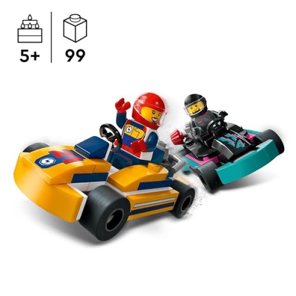 LEGO City Go-Karts and Race Drivers Vehicle Toys Set 60400