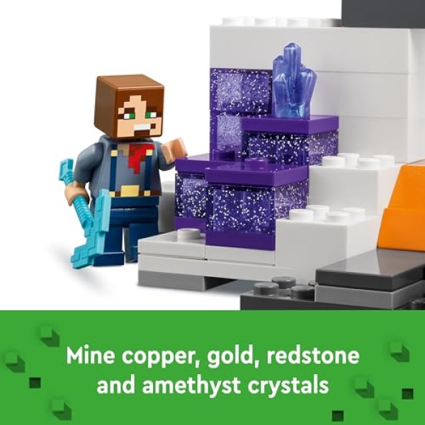 LEGO Minecraft The Badlands Mineshaft Video-Game Toy 21263 - Image 5