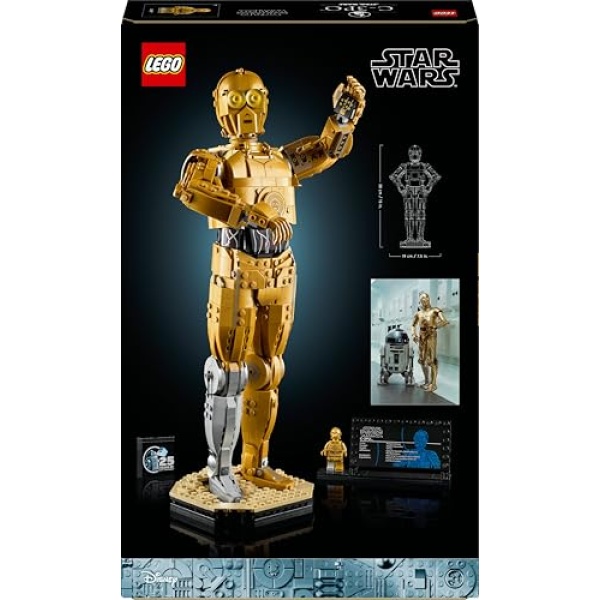 LEGO Star Wars C-3PO Character, Figure Set for Adults 75398 - Image 9