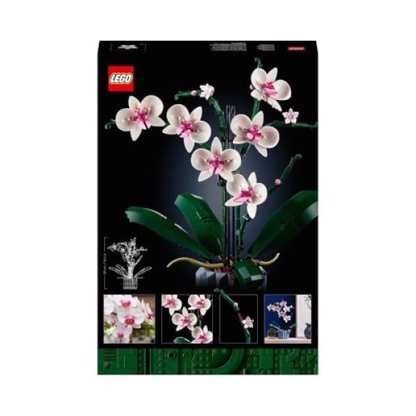 LEGO Icons Orchid Plant & Flowers Set for Adults 10311 - Image 8