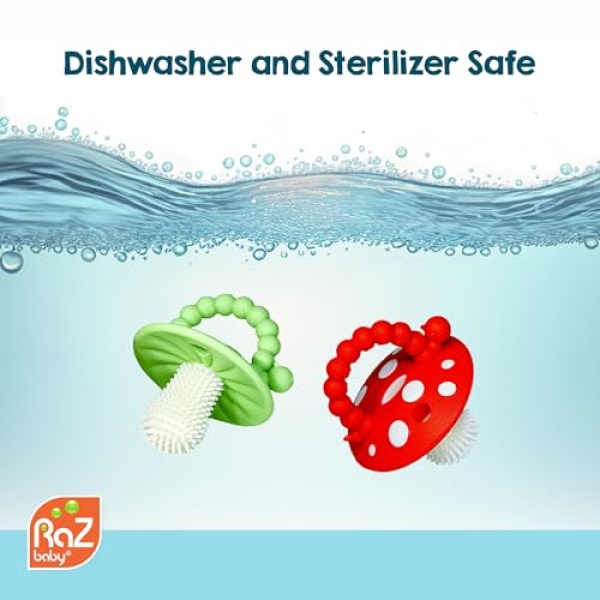 RaZbaby Chompy Silicon Teether - 2 Pack - Image 6