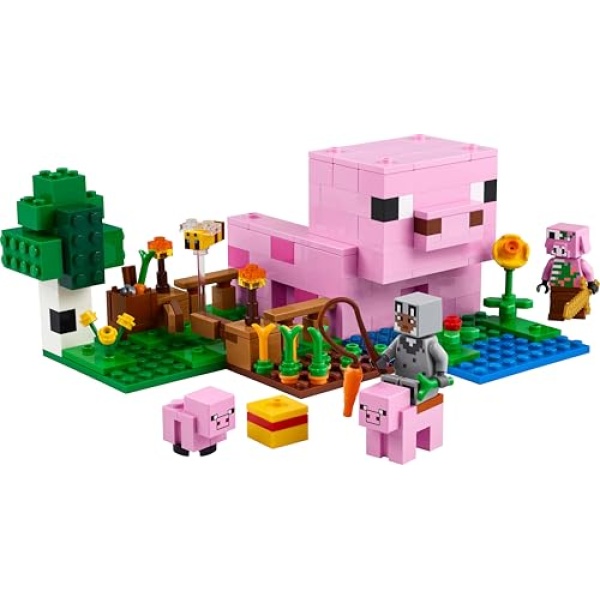 LEGO Minecraft The Baby Pig House with Animal Toys 21268 - Image 3