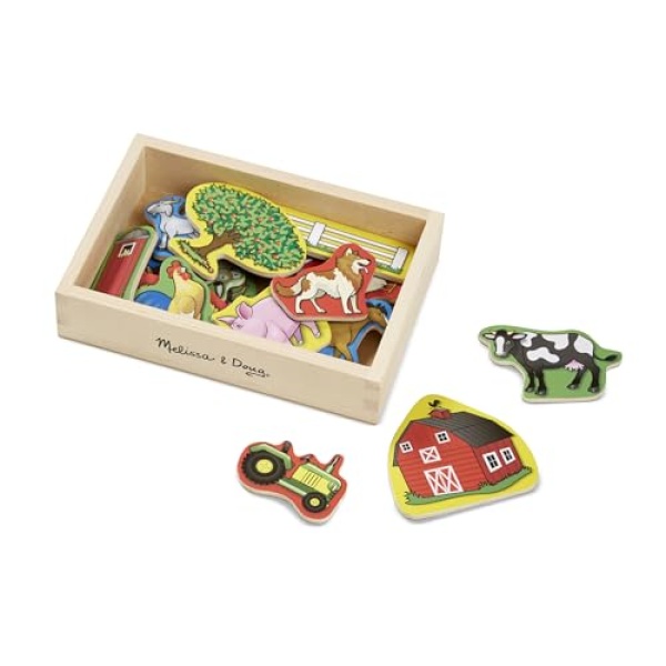 Melissa & Doug Wooden Magnet Farm - Image 3