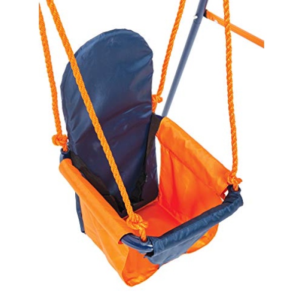 Hedstrom Folding Toddler Swing - Blue and Orange - Image 5