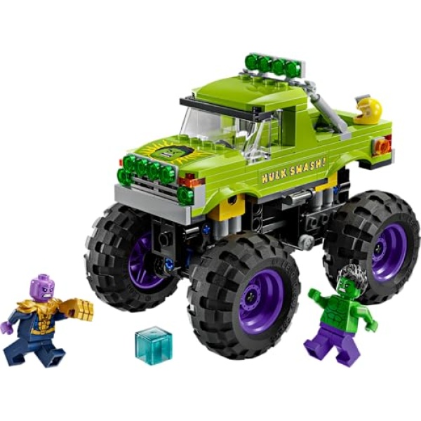 LEGO Marvel The Hulk Truck vs. Thanos Building Toy Set 76312 - Image 3