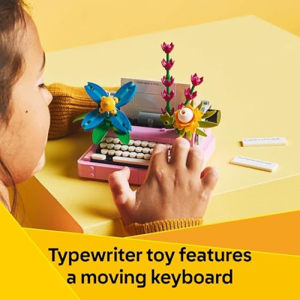 LEGO Creator 3in1 Typewriter with Flowers Toy for Kids 31169 - Image 4