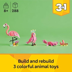 LEGO Creator 3in1 Wild Animals: Pink Flamingo Set 31170