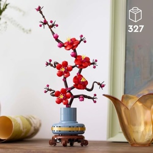 LEGO Icons Plum Blossom Flower Building Set for Adults 10369