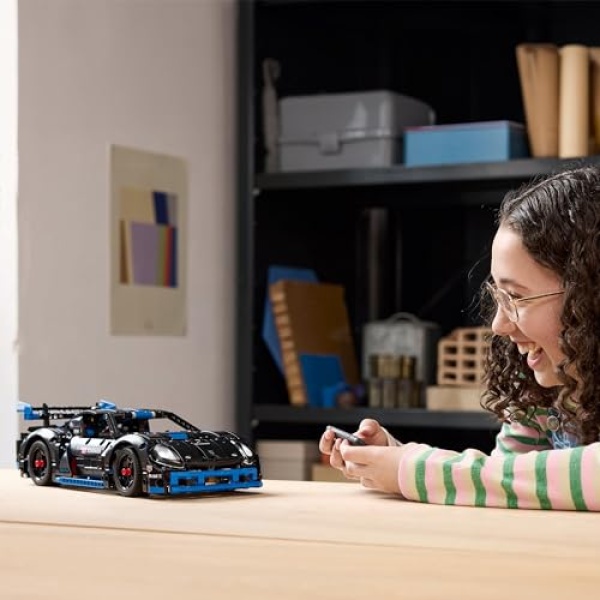 LEGO Technic Porsche GT4 e-Performance Race Car Toy 42176 - Image 6