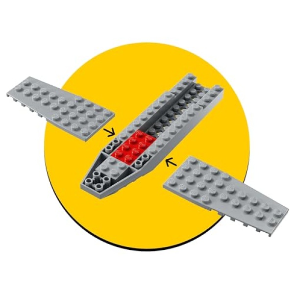 LEGO Star Wars Mando and Grogu's N-1 Starfighter Set 75410 - Image 6