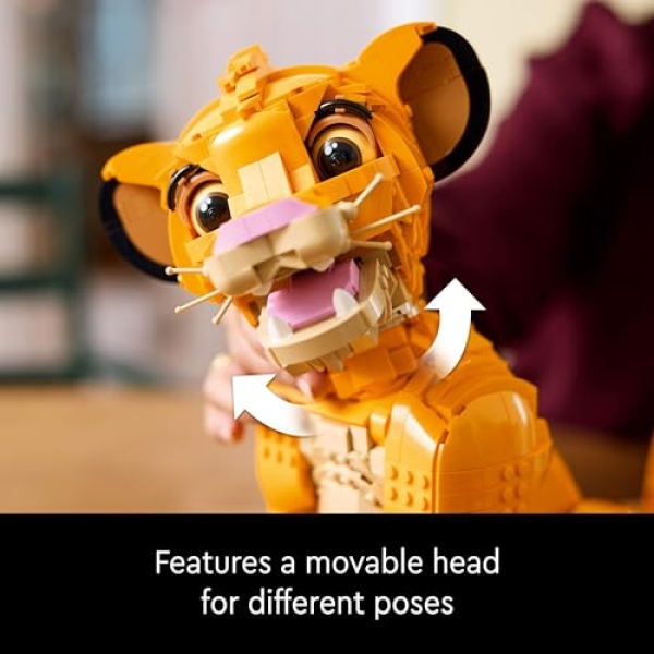 LEGO Disney Young Simba the Lion King Set for Adults 43247 - Image 4