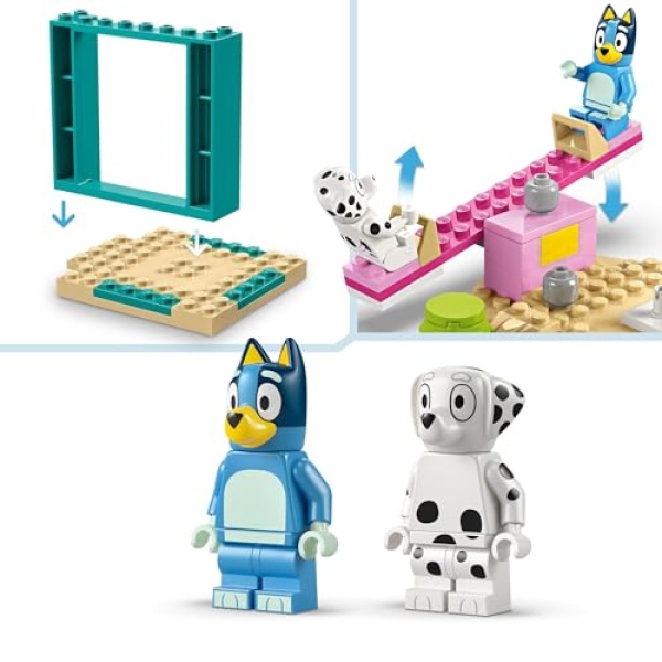 LEGO Bluey Playground Fun with Bluey and Chloe Toy Set 11201 - Image 4