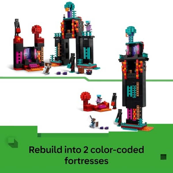 LEGO Minecraft The Enderman Tower Toy with Figures 21279 - Image 4