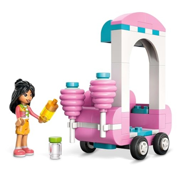 LEGO Friends Candyfloss Stand and Scooter Food Toy Set 42643 - Image 3