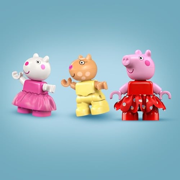 LEGO DUPLO Peppa Pig Birthday House Toy for Toddlers 10433 - Image 4