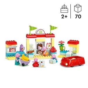 LEGO DUPLO Peppa Pig Supermarket Toy with Figures 10434
