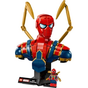 LEGO Marvel Iron Spider-Man Bust Avengers Building Set 76326