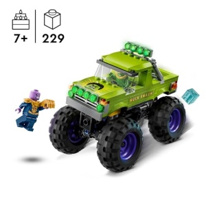 LEGO Marvel The Hulk Truck vs. Thanos Building Toy Set 76312