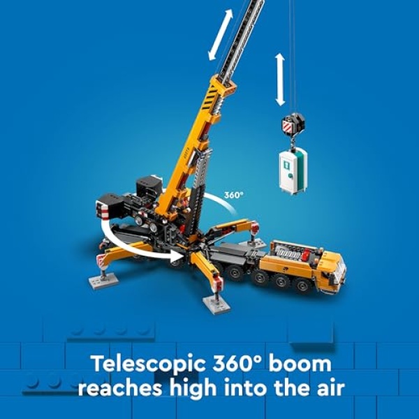 LEGO City Yellow Mobile Construction Crane Toy Set 60409 - Image 4