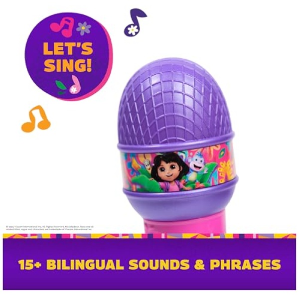 Dora Rainforest Rhythms Toy Microphone - Image 2