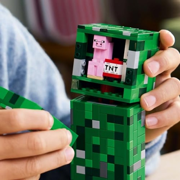LEGO Minecraft The Creeper Figure Building Toy Set 21276 - Image 3