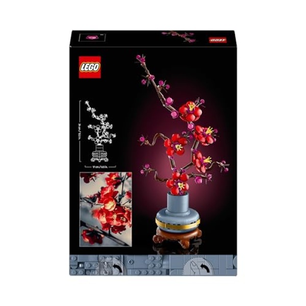 LEGO Icons Plum Blossom Flower Building Set for Adults 10369 - Image 8