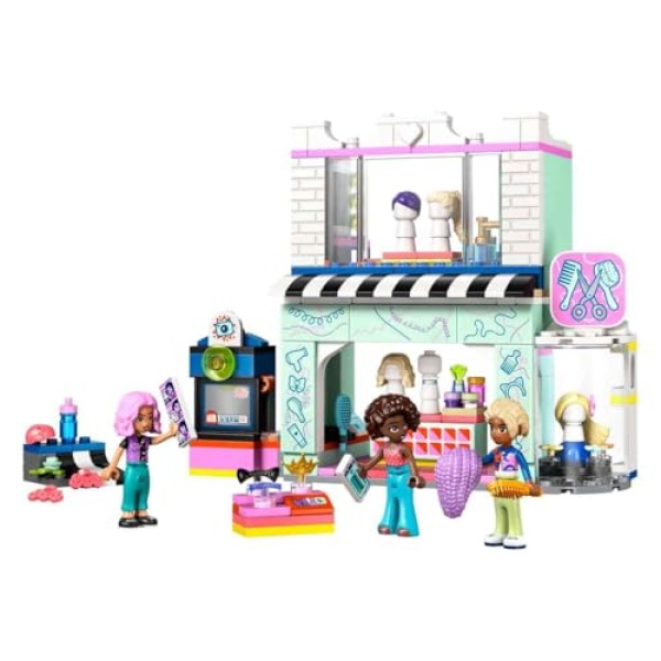 LEGO Friends Hair Salon and Accessories Shop Toy Set 42662 - Image 3