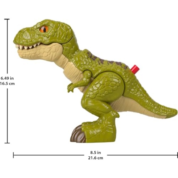 Imaginext Jurassic World Rebirth Tyrannosaurus Rex Dinosaur - Image 3