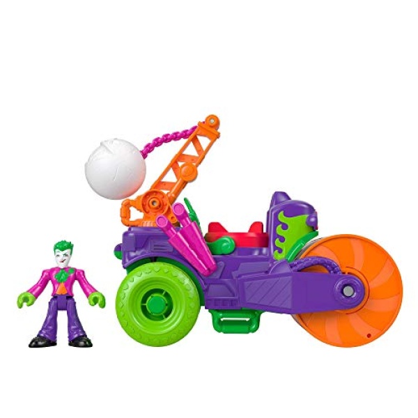 Imaginext DC Super Friends Batman The Joker & Steamroller - Image 5