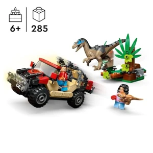 LEGO Jurassic World Raptor Off-Road Escape Dino Toy 76972