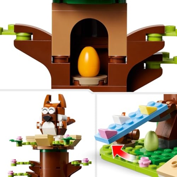 LEGO Spring Animal Playground Set with Toy Tree-House 40709 - Image 3