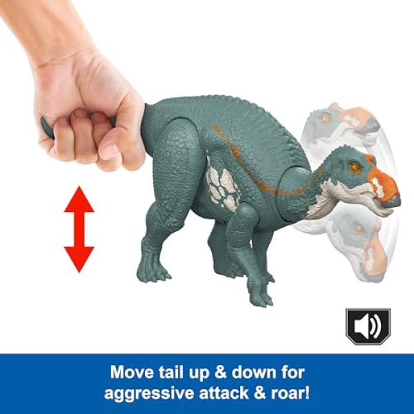 Jurassic World Rebirth Wild Roar Maiasaura Dinosaur Toy - Image 2