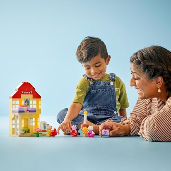 LEGO DUPLO Peppa Pig Birthday House Toy for Toddlers 10433 - Image 6