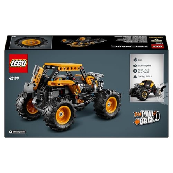 LEGO Technic Monster Jam DIGatron Pull-Back Truck Toy 42199 - Image 8