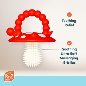 RaZbaby Chompy Silicon Teether - 2 Pack