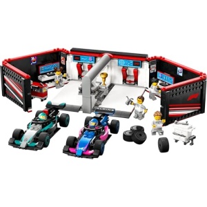LEGO City F1 Garage & Mercedes-AMG & Alpine Cars Set 60444