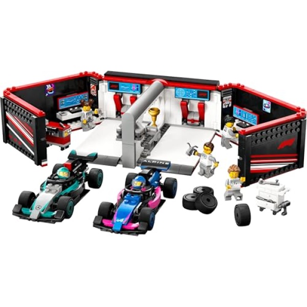 LEGO City F1 Garage & Mercedes-AMG & Alpine Cars Set 60444