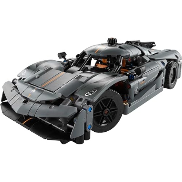 LEGO Technic Koenigsegg Jesko Absolut Grey Hypercar 42173 - Image 3