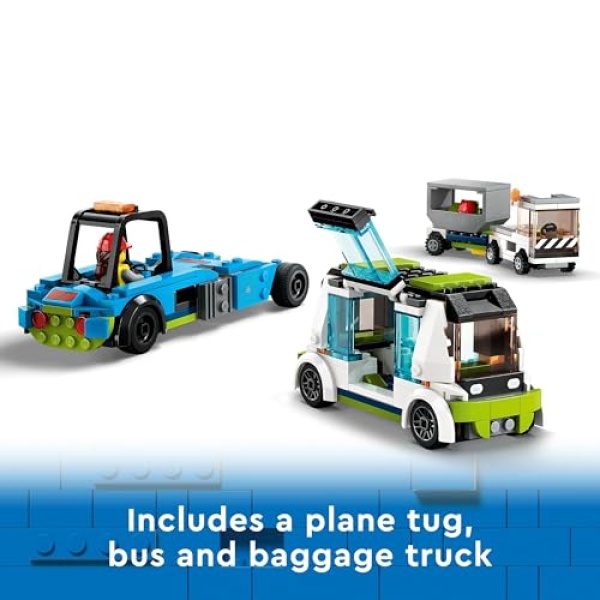 LEGO City Passenger Aeroplane Toy & 4 Airport Vehicles 60367 - Image 5
