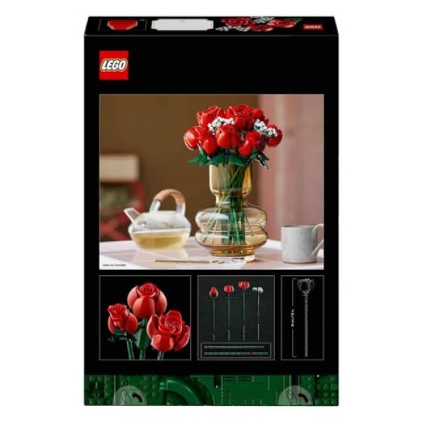 LEGO Icons Bouquet of Roses Flowers Set for Adults 10328 - Image 3