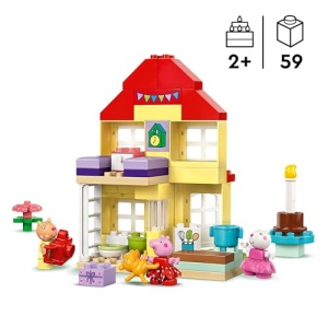 LEGO DUPLO Peppa Pig Birthday House Toy for Toddlers 10433